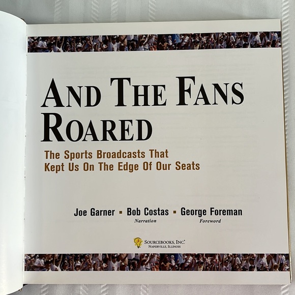 And The Fans Roared BOOK with 2 Audio CDs (unopened) - Picture 3 of 9